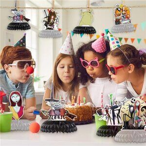 8Pcs Party Decorations Honeycomb Centerpieces 3D Table Decorations